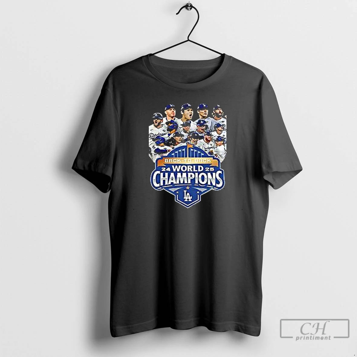 Premium Awesome Dodgers Back To Back World Champions T Shirts Hoodie Sweatshirt | PurePodTees.com