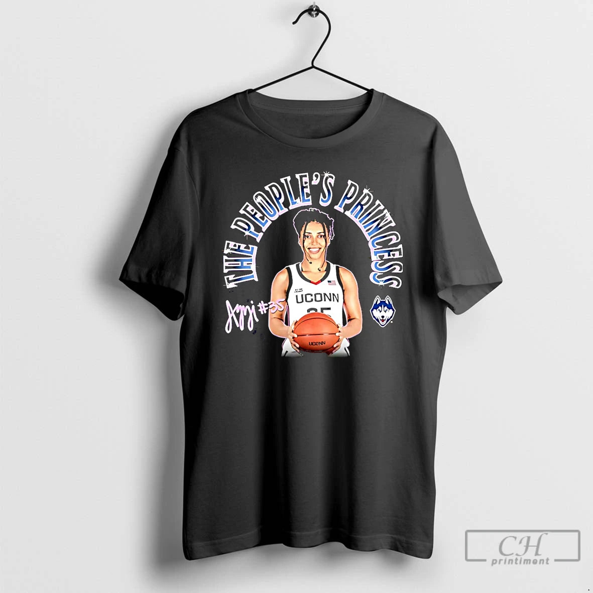 Premium Azzi Fudd The Peoples Princess Uconn Huskies Signature Christmas T Shirts Hoodie Sweatshirt | PurePodTees.com