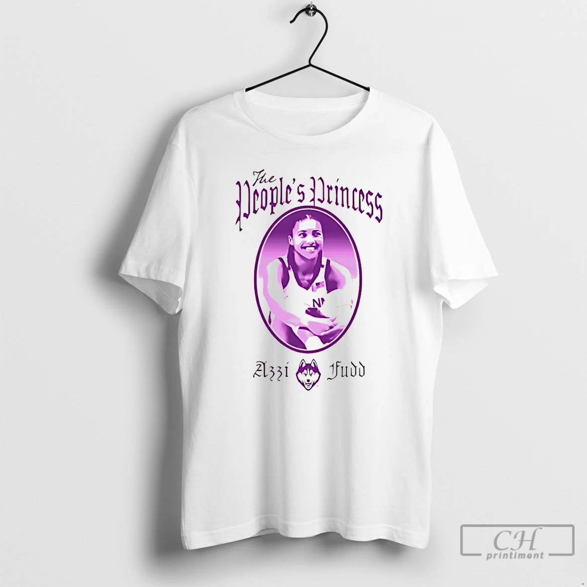 Premium Azzi Fudd Uconn Huskies The Peoples Princess Shirt Hoodie Sweatshirt | PurePodTees.com