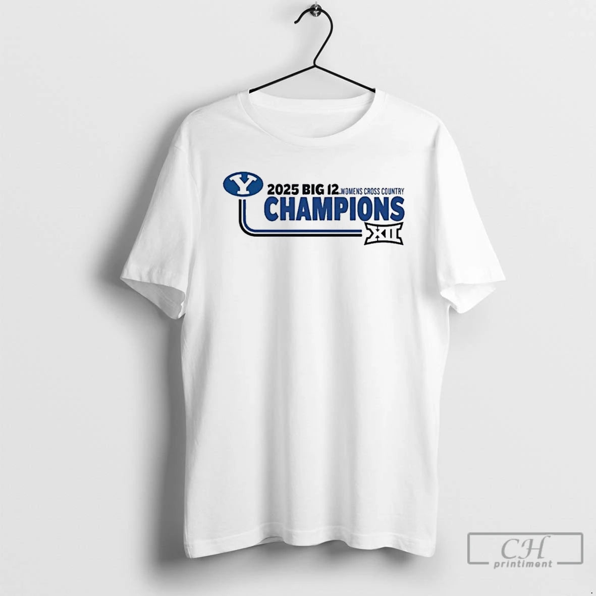 Premium Byu Cougars 2025 Big 12 Womens Cross Country Champions T Shirts Hoodie Sweatshirt | PurePodTees.com