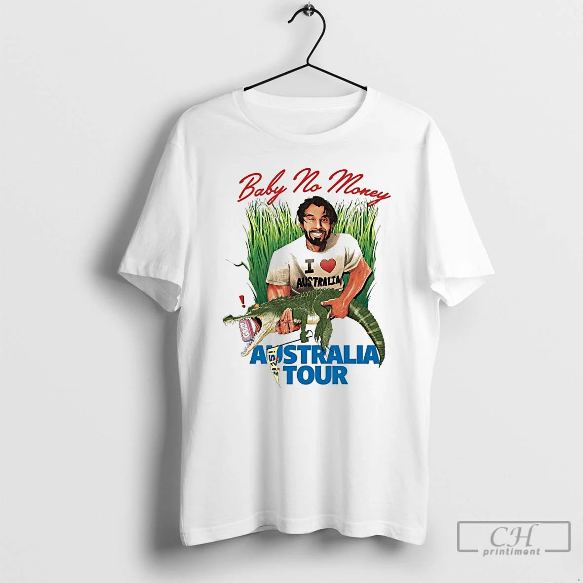 Premium Baby No Money Australia Tour 2025 T Shirts Hoodie Sweatshirt | PurePodTees.com
