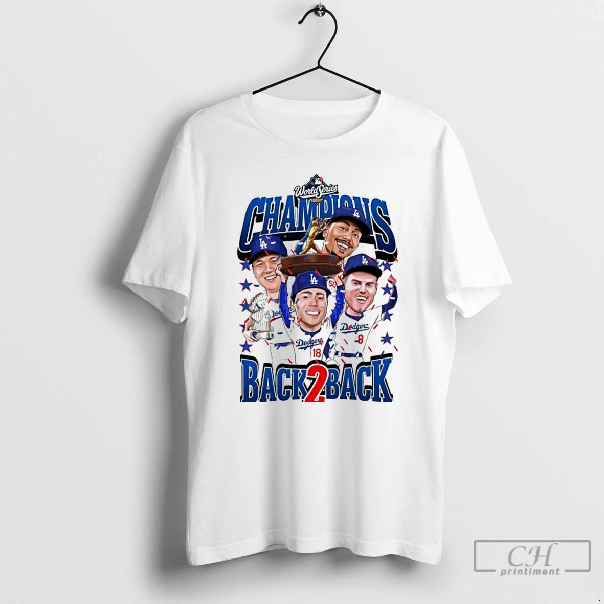 Premium Back To Back World Series Champions La 2025 T Shirts Hoodie Sweatshirt | PurePodTees.com