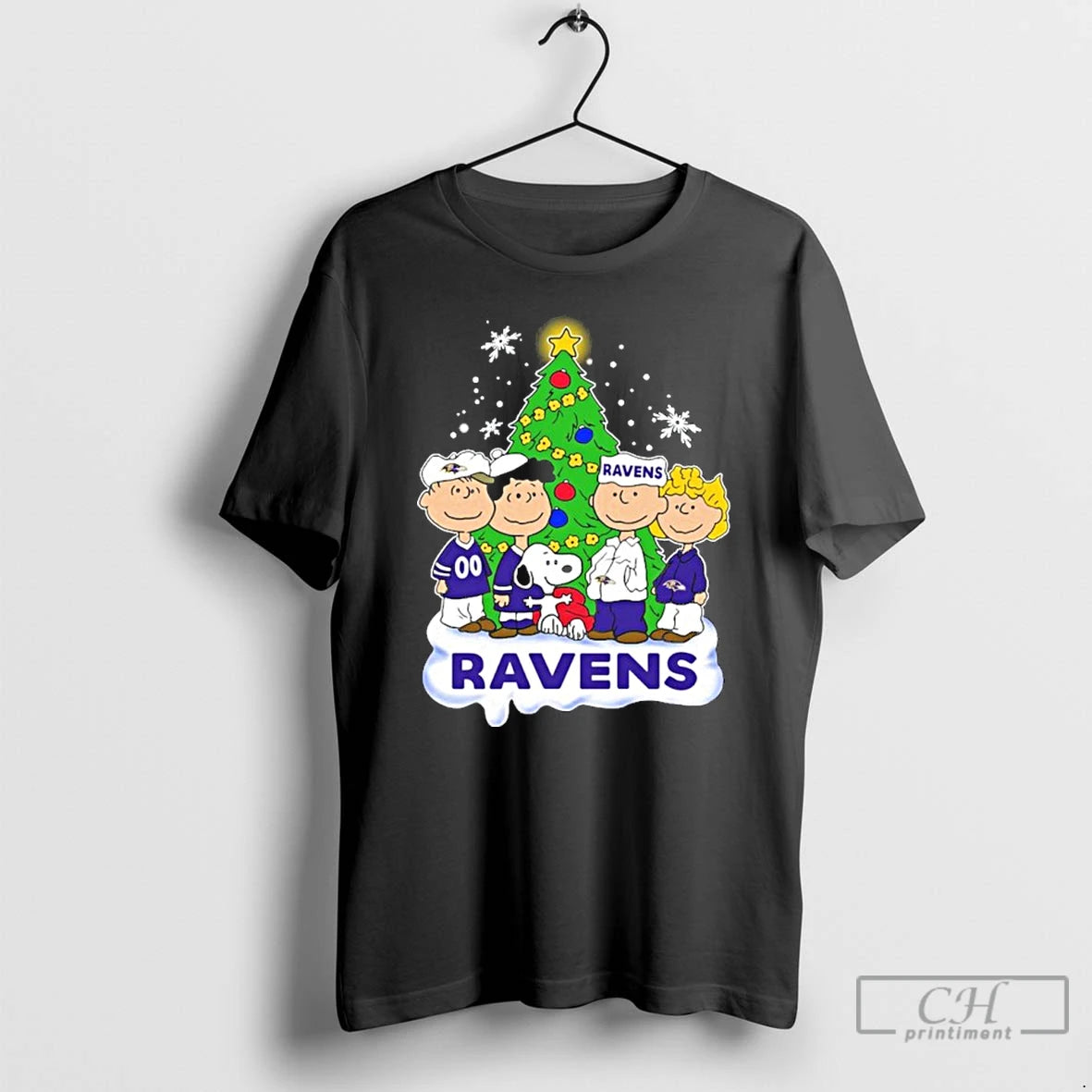 Premium Baltimore Ravens X The Peanuts Christmas 2025 Shirt Hoodie Sweatshirt | PurePodTees.com