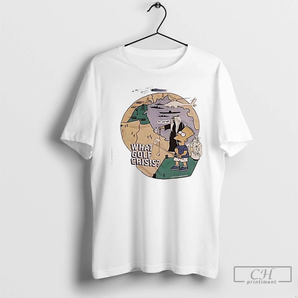 Premium Bart Simpson Saddam Hussein Gulf War What Golf Crisis Shirt Hoodie Sweatshirt | PurePodTees.com