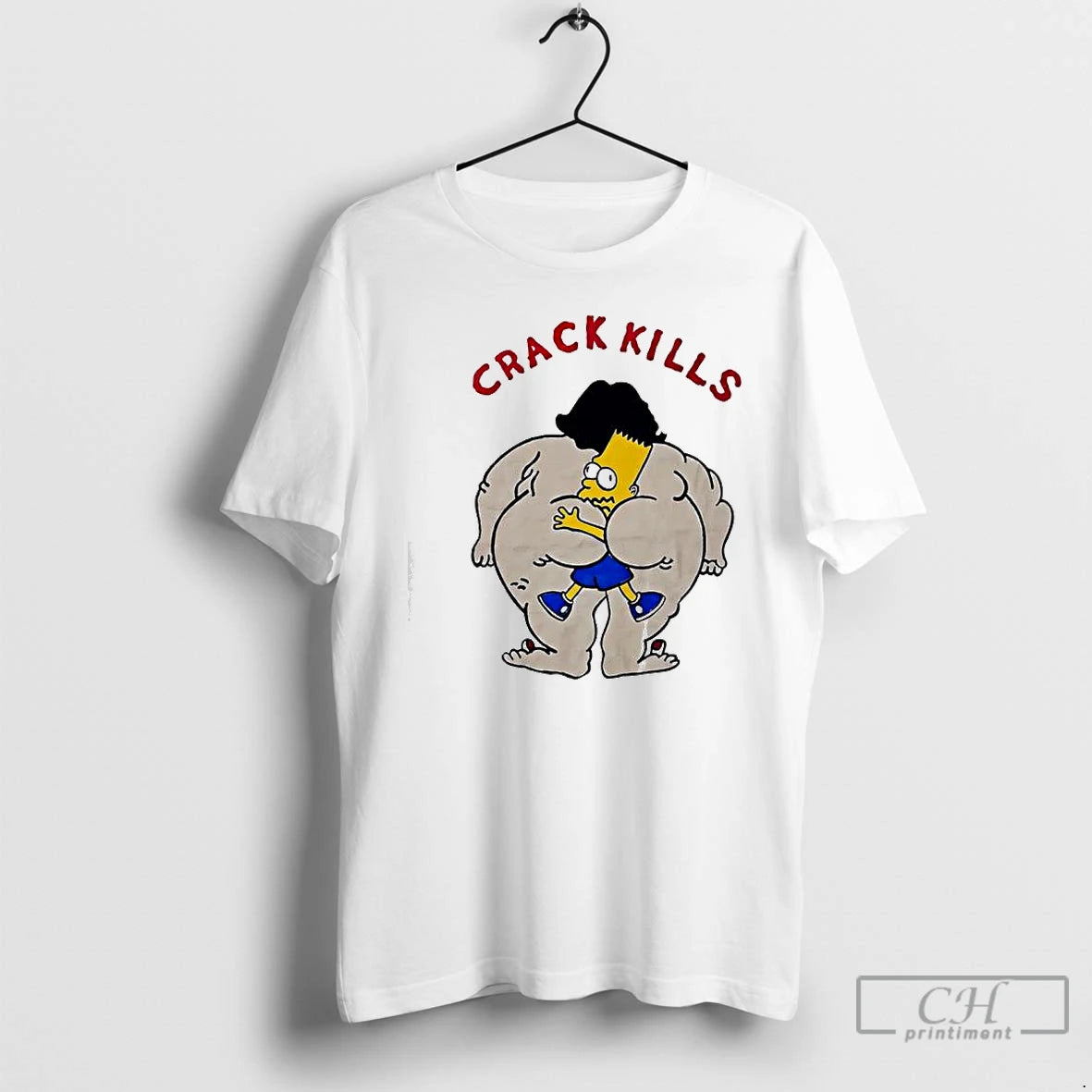 Premium Bart Simpson Crack Kills T Shirts Hoodie Sweatshirt | PurePodTees.com