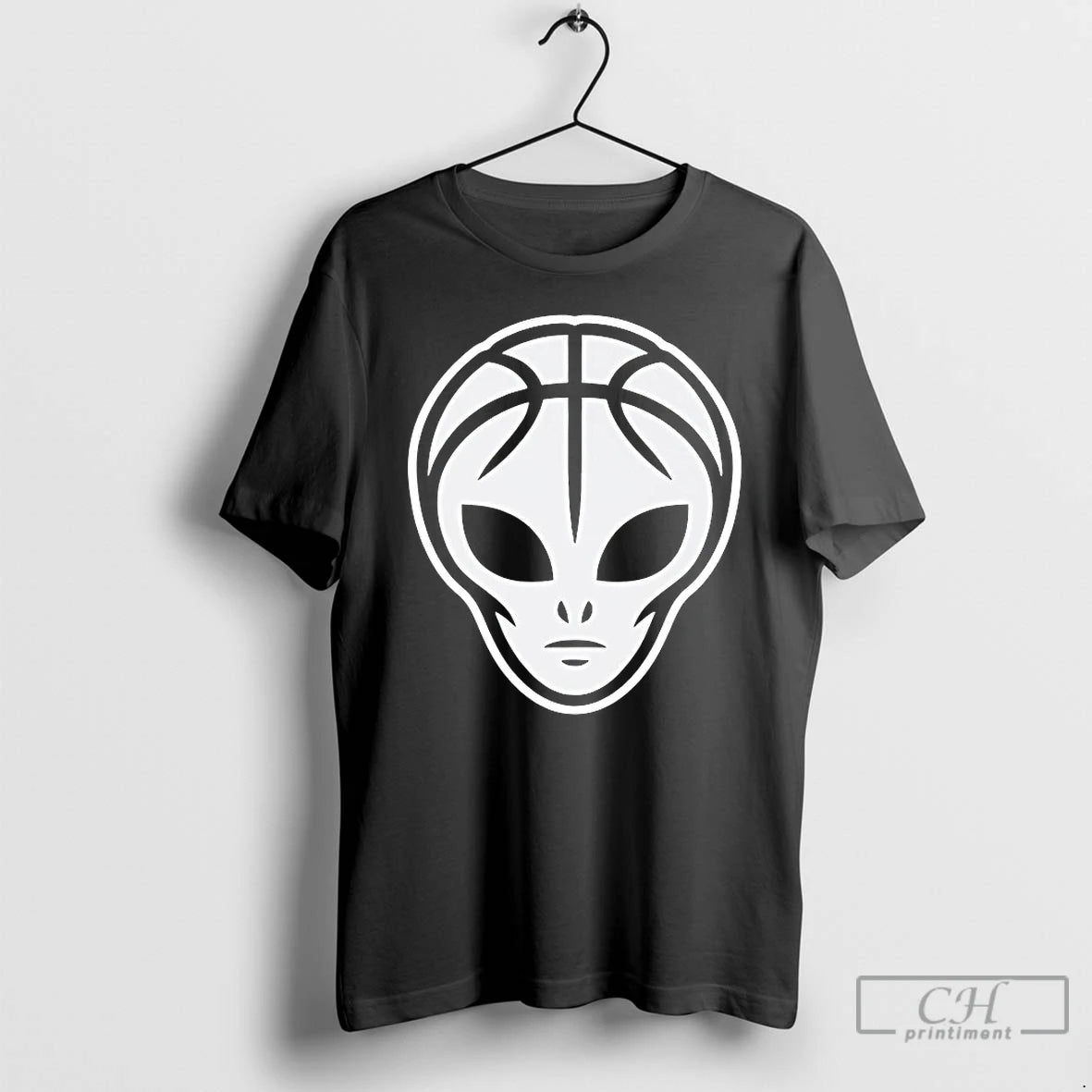 Premium Basketball Alien Funny T Shirts Hoodie Sweatshirt | PurePodTees.com