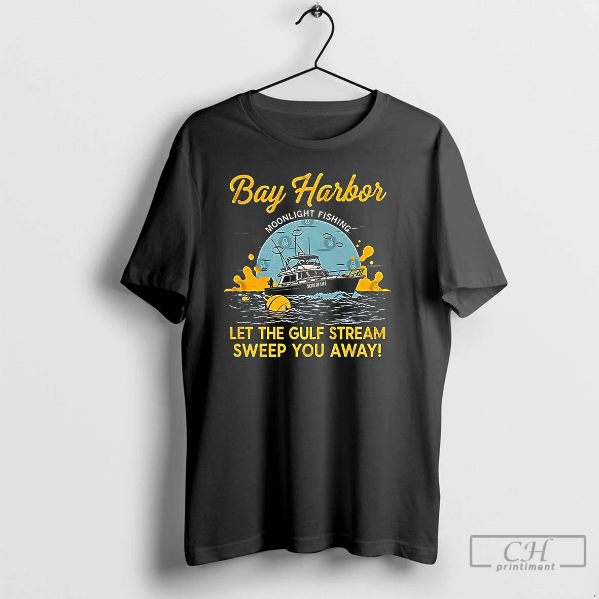 Premium Bay Harbor Let The Gulf Stream Sweep You Away T Shirts Hoodie Sweatshirt | PurePodTees.com