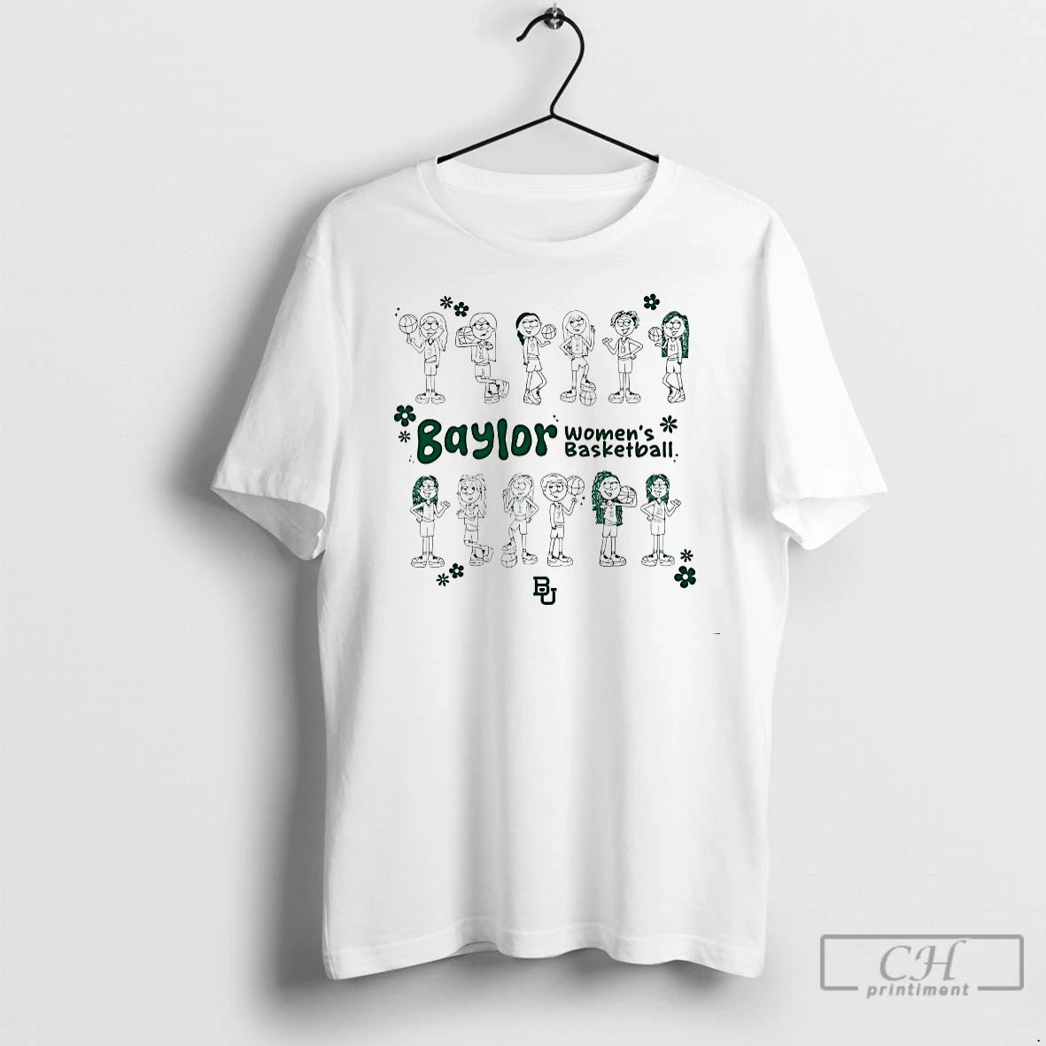 Premium Baylor Bear Womens Basketball Art Shirt Hoodie Sweatshirt | PurePodTees.com