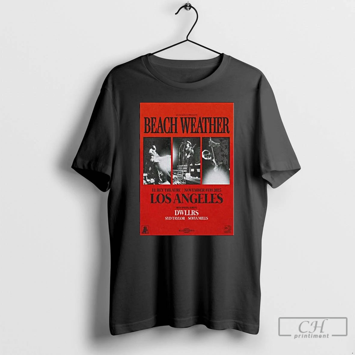 Premium Beach Weather El Rey Theatre November 8 2025 Tour Long Sleve T Shirts Hoodie Sweatshirt | PurePodTees.com