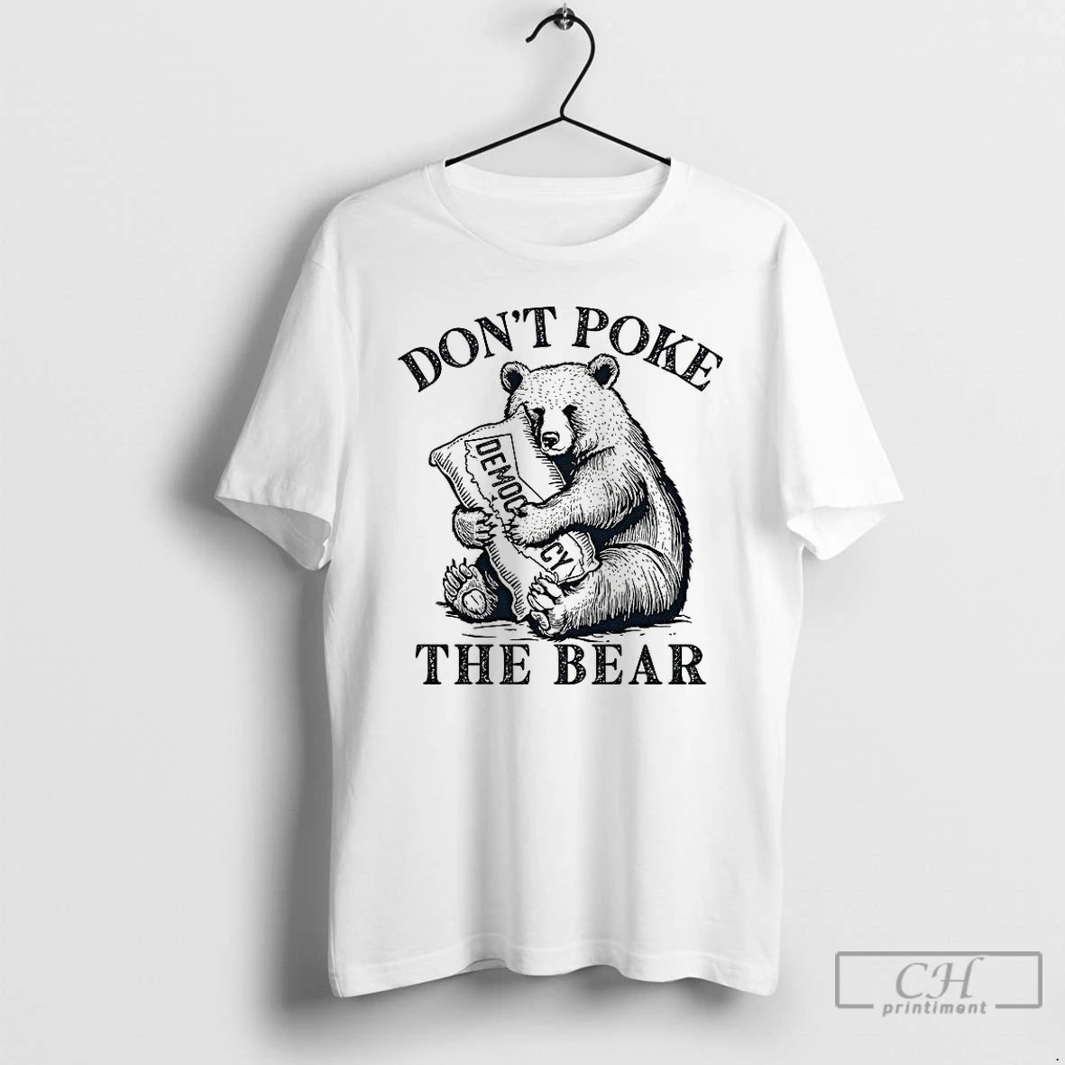 Premium Bear Dont Poke The Bear California T Shirts Hoodie Sweatshirt | PurePodTees.com