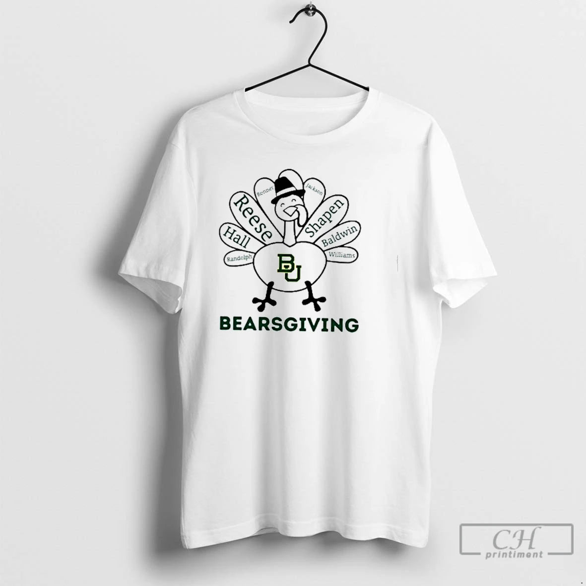 Premium Bearsgiving Baylor Bears X Thanksgiving T Shirts Hoodie Sweatshirt | PurePodTees.com