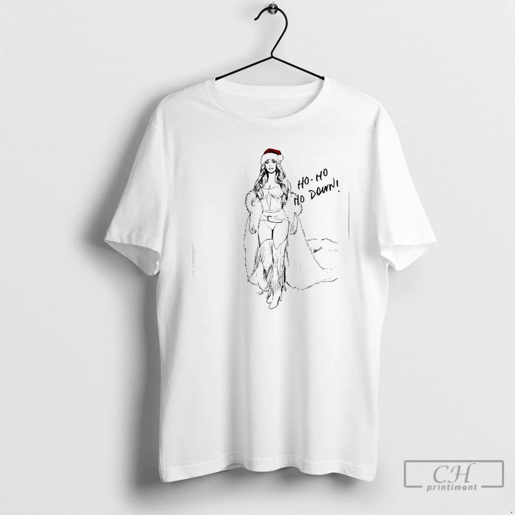 Premium Beyonce Ho Ho Ho Down Christmas T Shirts Hoodie Sweatshirt | PurePodTees.com