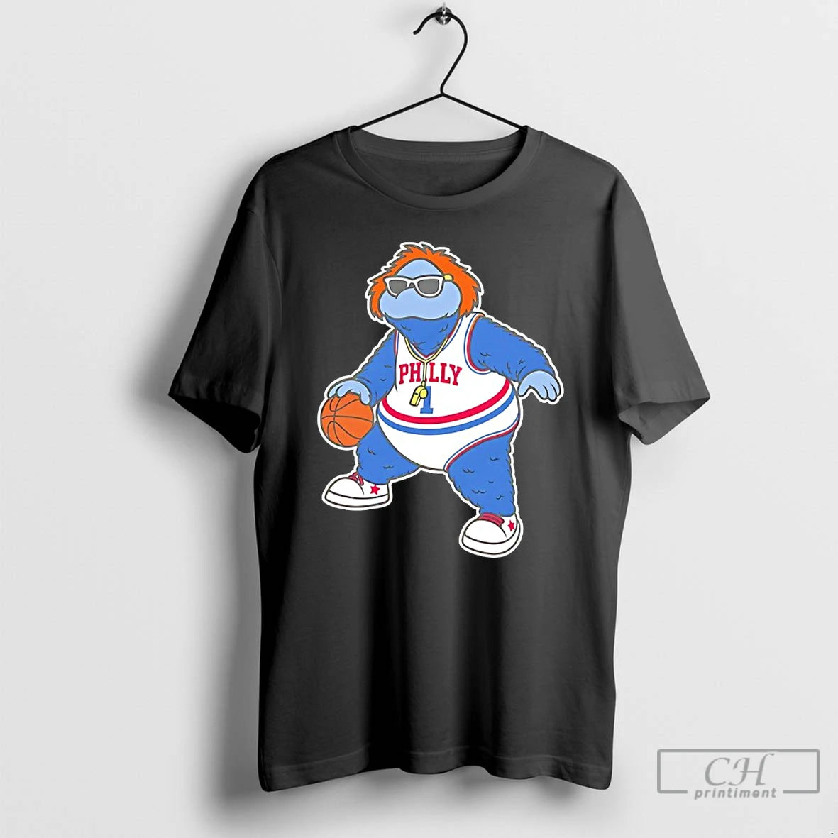 Premium Big Shot Former Mascot For The Philadelphia 76ers T Shirts Hoodie Sweatshirt | PurePodTees.com