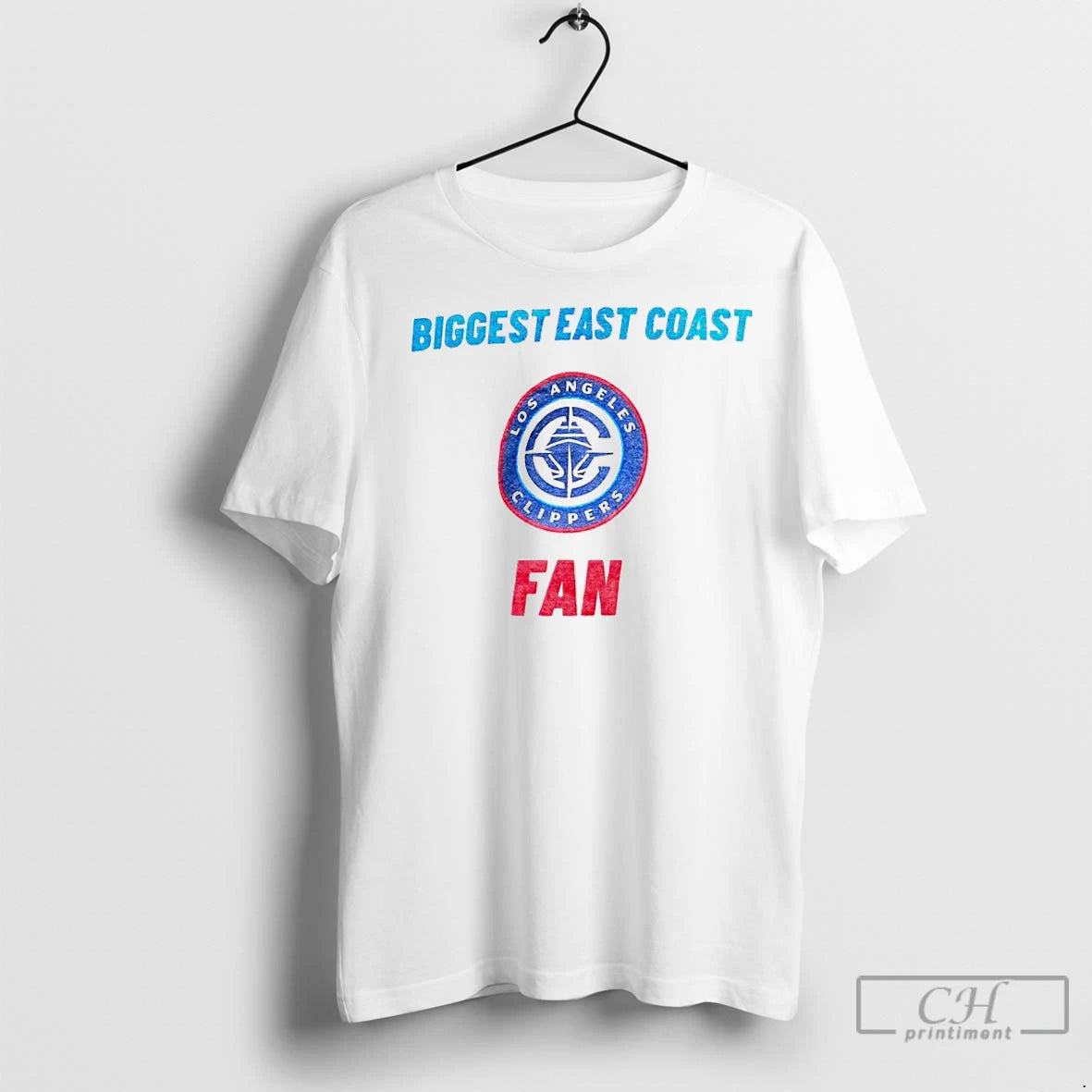 Premium Biggest East Coast Fan Los Angeles Clippers Shirt Hoodie Sweatshirt | PurePodTees.com