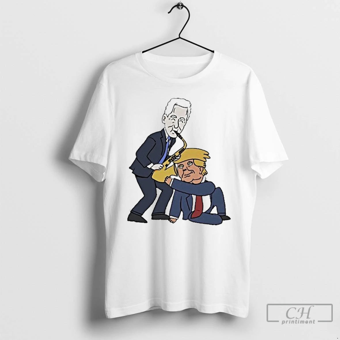 Premium Bill Clinton Blow Trumpet Trump Bubba Meme Shirt Hoodie Sweatshirt | PurePodTees.com