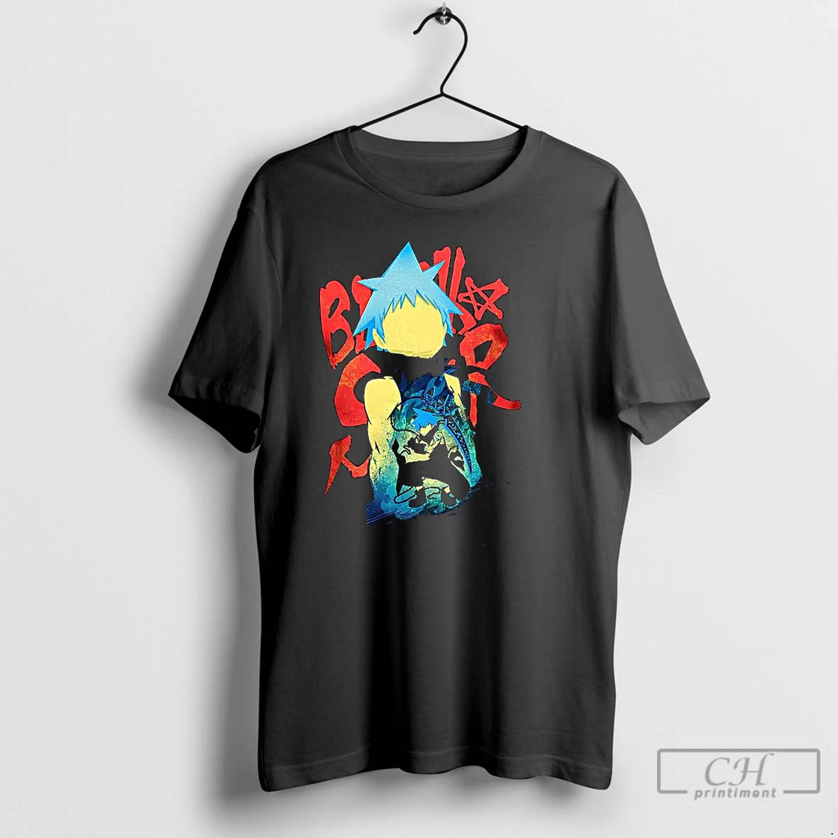 Premium Black Star Soul Eater Anime Shadow Assassin T Shirts Hoodie Sweatshirt | PurePodTees.com