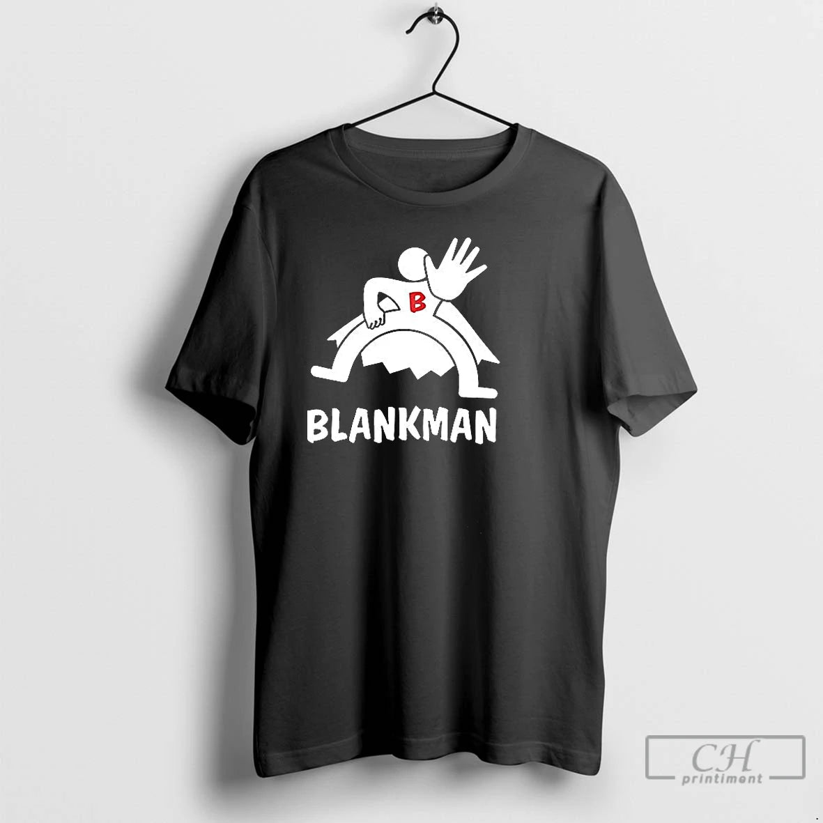 Premium Blankman Superhero Logo T Shirts Hoodie Sweatshirt | PurePodTees.com