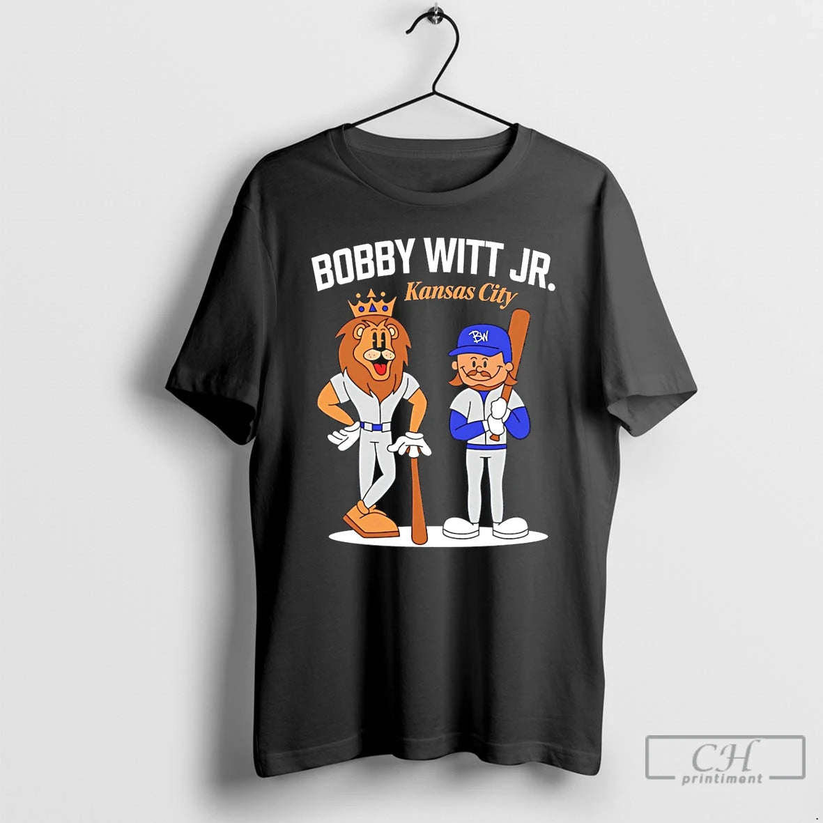Premium Bobby Witt Jr Kansas City Royals Superstar Cartoon T Shirts Hoodie Sweatshirt | PurePodTees.com