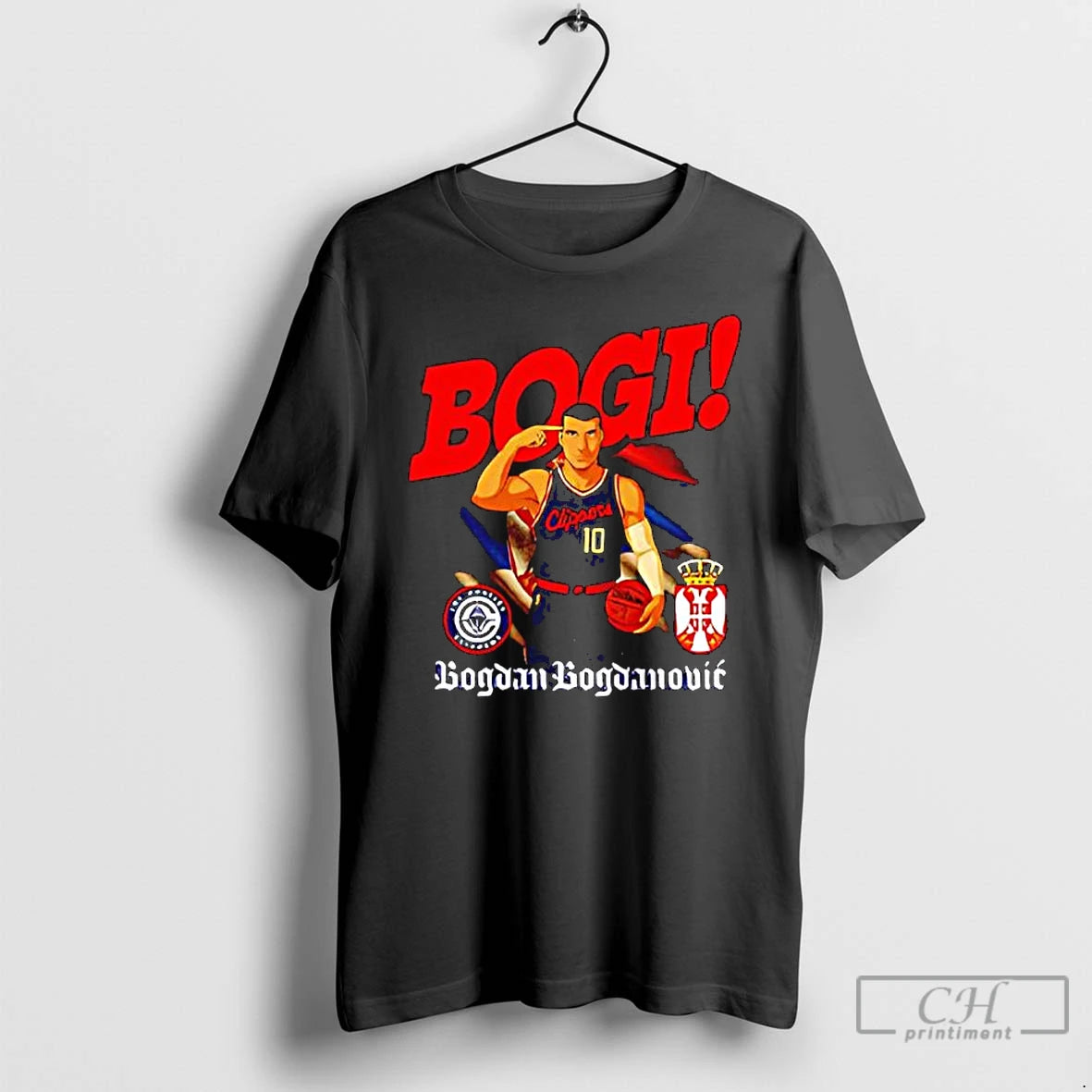 Premium Bogi Bogdan Bogdanovic Serbian Basketball Player T Shirts Hoodie Sweatshirt | PurePodTees.com