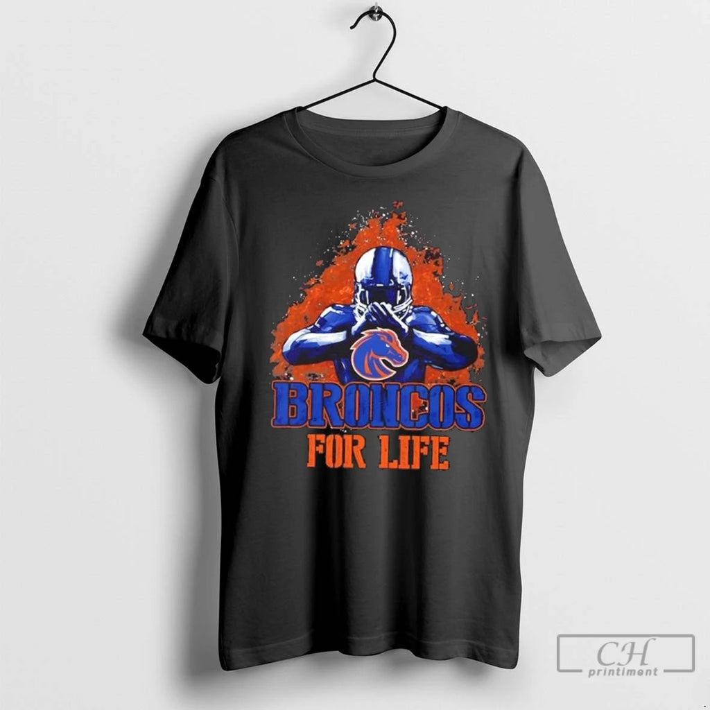 Premium Boise State Broncos Football For Life Shirt Hoodie Sweatshirt | PurePodTees.com