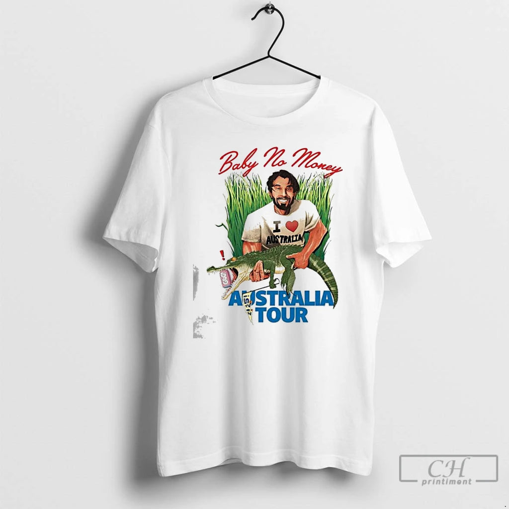 Premium Bone Baby No Money Australia Tour 2025 T Shirts Hoodie Sweatshirt | PurePodTees.com