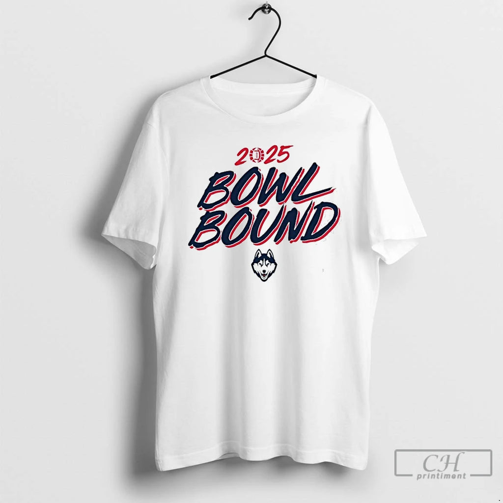 Premium Bowl Season 2025 Uconn Huskies Football Bound T Shirts Hoodie Sweatshirt | PurePodTees.com