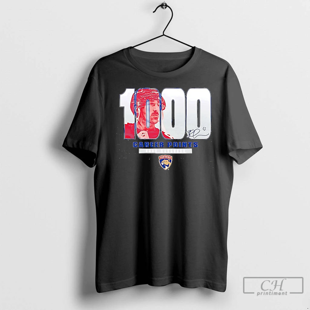 Premium Brad Marchand 1000 Career Points Florida Panthers Shirt Hoodie Sweatshirt | PurePodTees.com