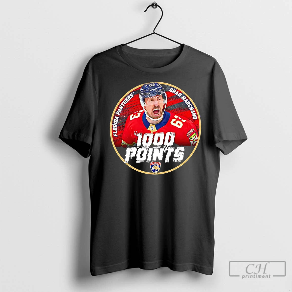 Premium Brad Marchand 1000 Points Florida Panthers Shirt Hoodie Sweatshirt | PurePodTees.com