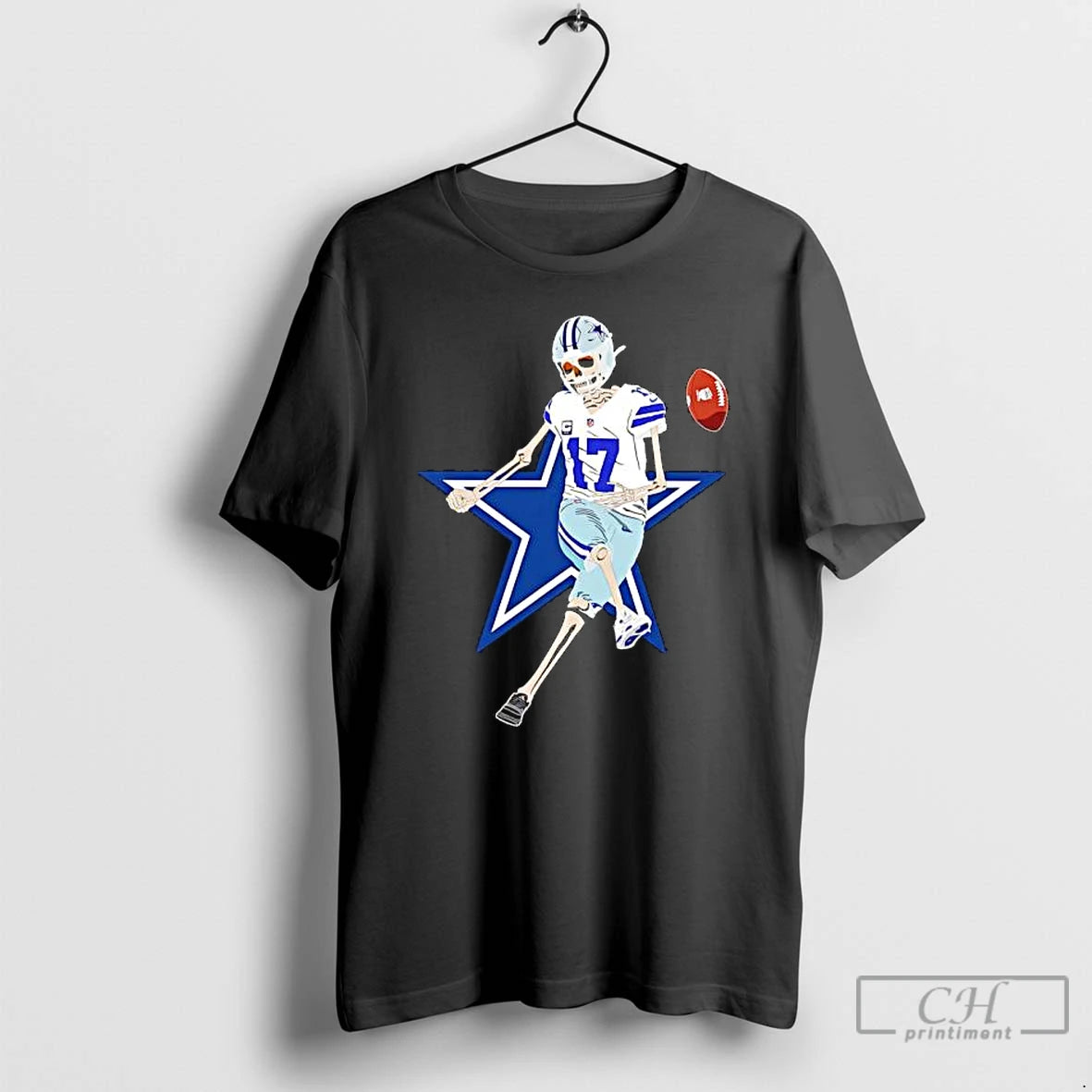 Premium Brandon Aubrey Dallas Cowboys Skeleton Shirt Hoodie Sweatshirt | PurePodTees.com