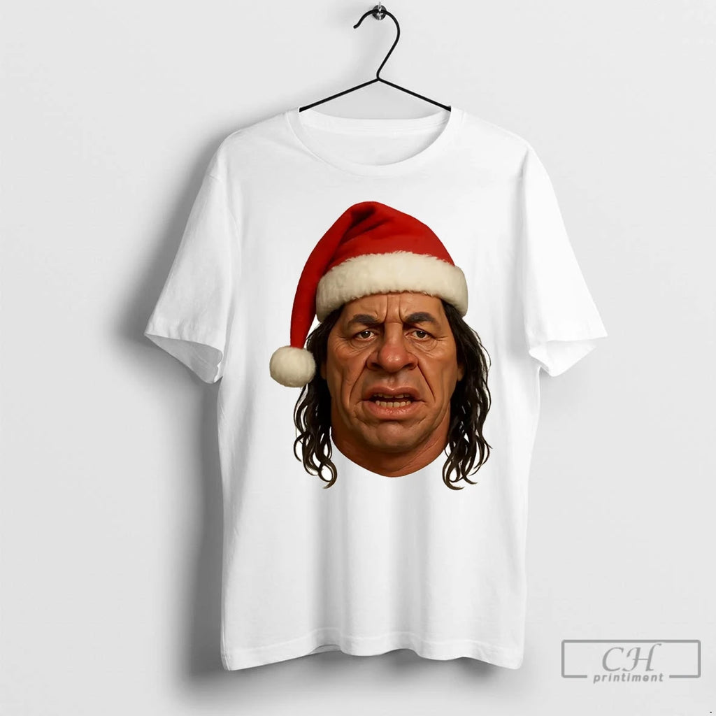 Premium Bret Hart Spitting Caricature Christmas Shirt Hoodie Sweatshirt | PurePodTees.com
