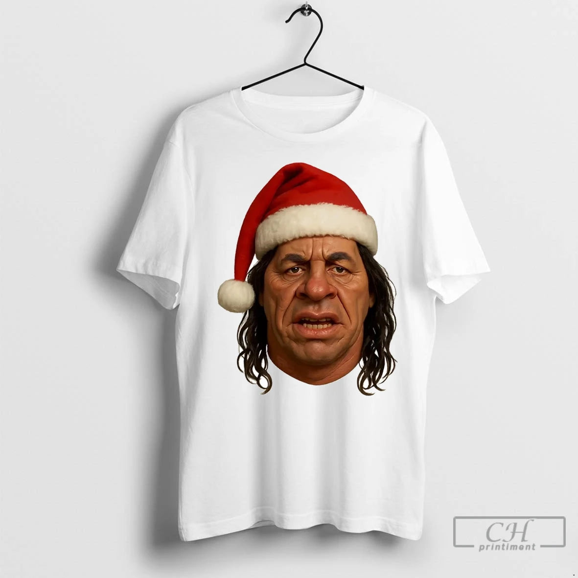 Premium Bret Hart Spitting Caricature Christmas Shirt Hoodie Sweatshirt | PurePodTees.com