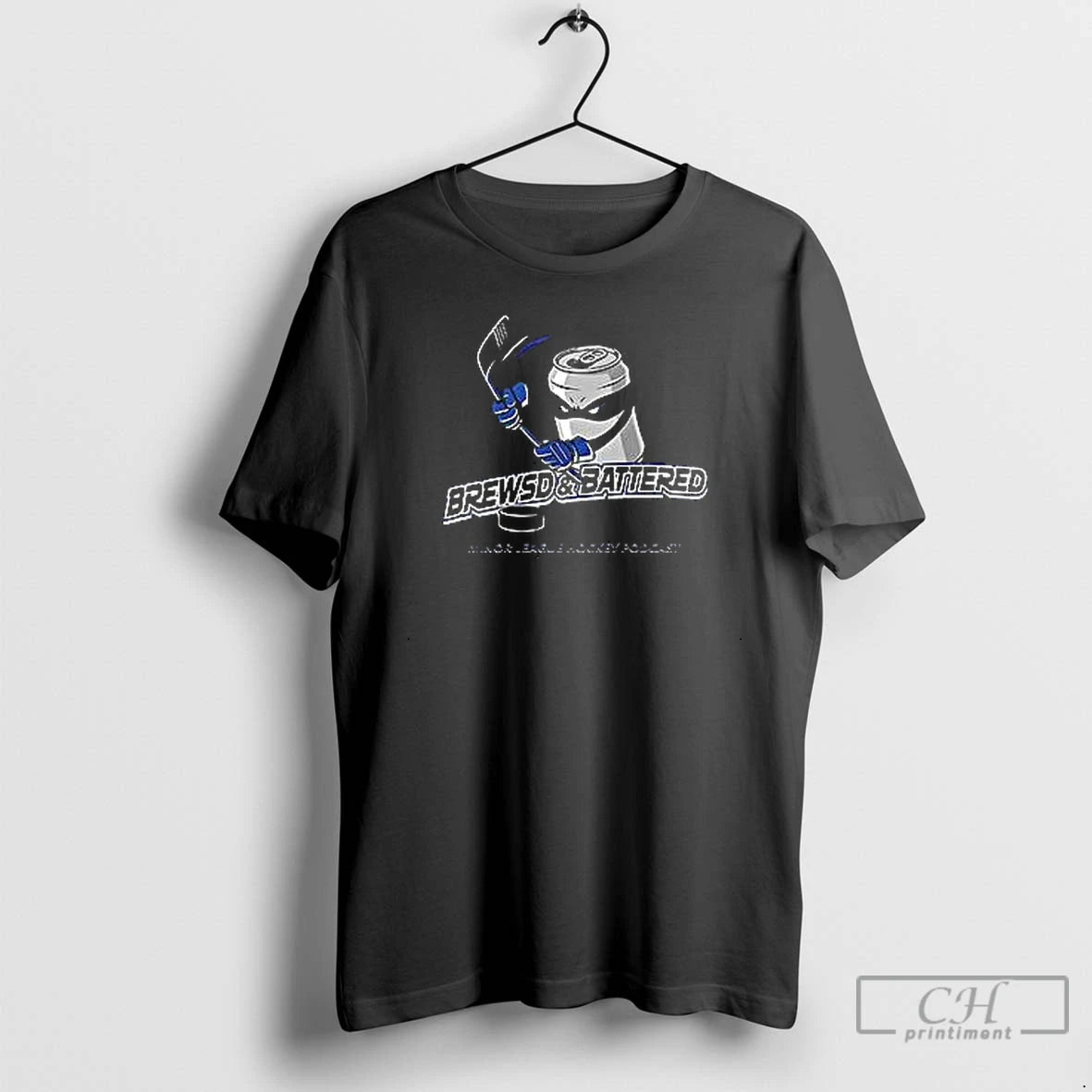 Premium Brewsd And Battered Minor League Hockey Podcast Hockey T Shirts Hoodie Sweatshirt | PurePodTees.com