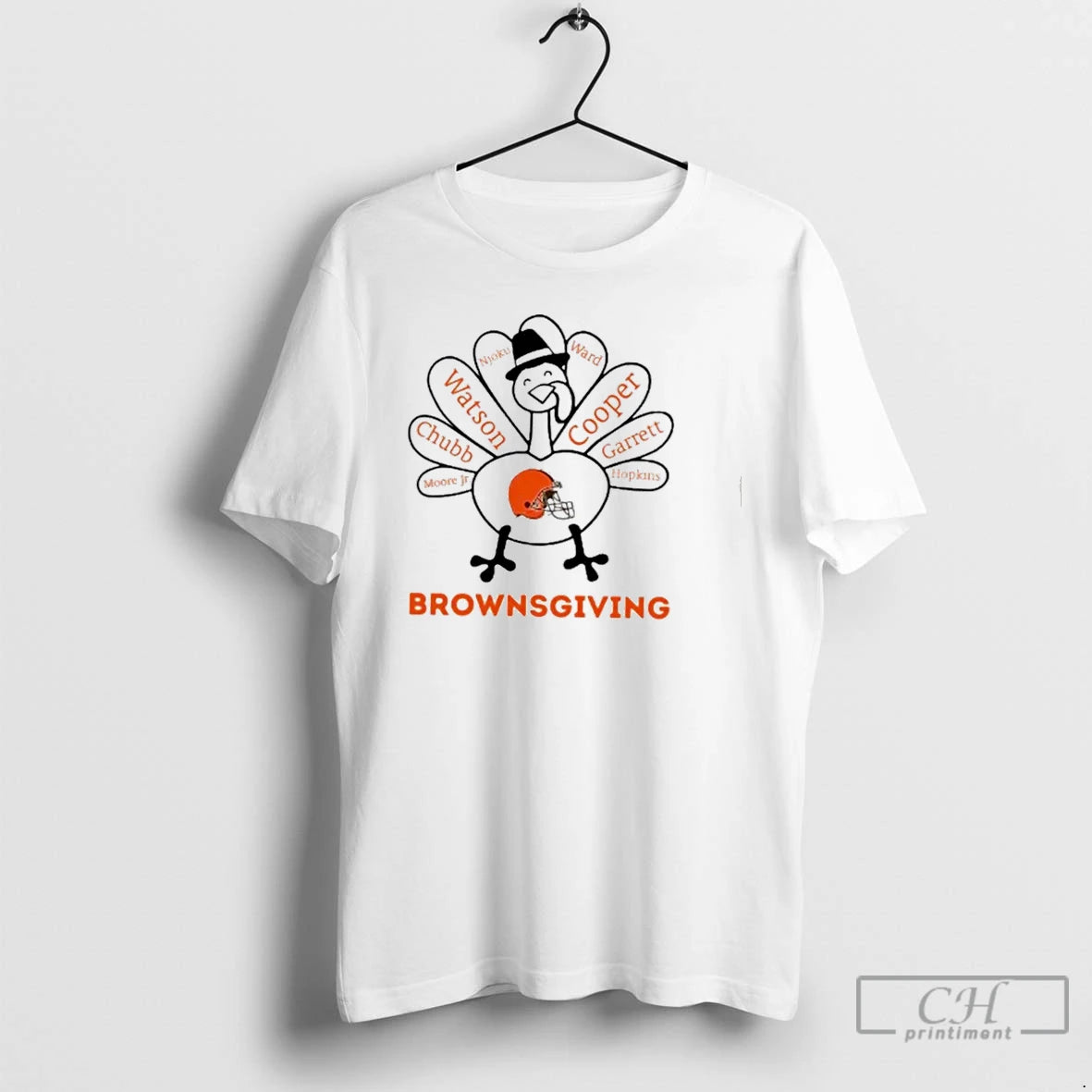 Premium Brownsgiving Cleveland Browns X Thanksgiving T Shirts Hoodie Sweatshirt | PurePodTees.com