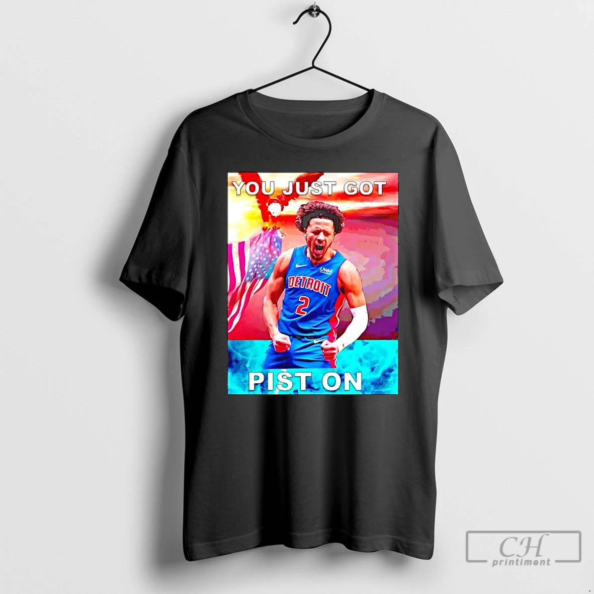 Premium Cade Cunningham Detroit Pistons You Just Got Pist On T Shirts Hoodie Sweatshirt | PurePodTees.com
