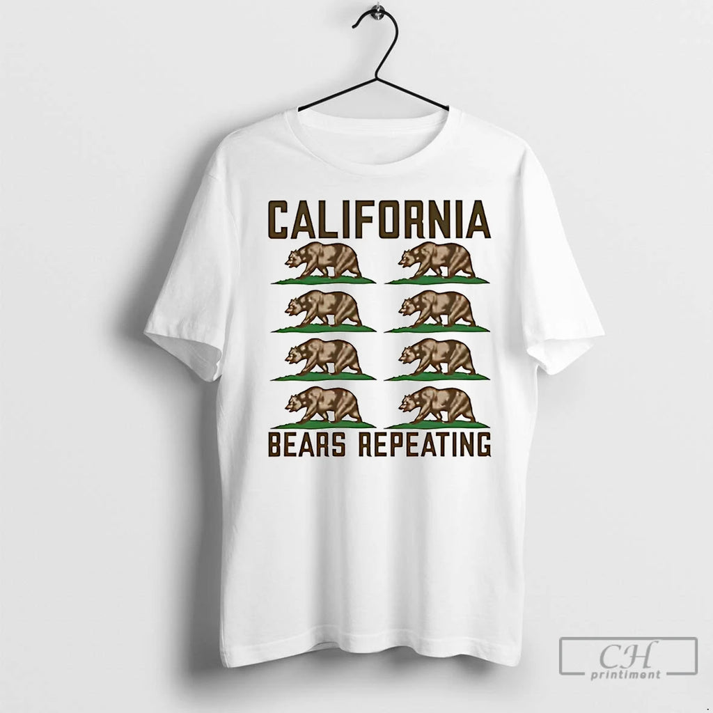 Premium California Bears Repeating Shirt Hoodie Sweatshirt | PurePodTees.com
