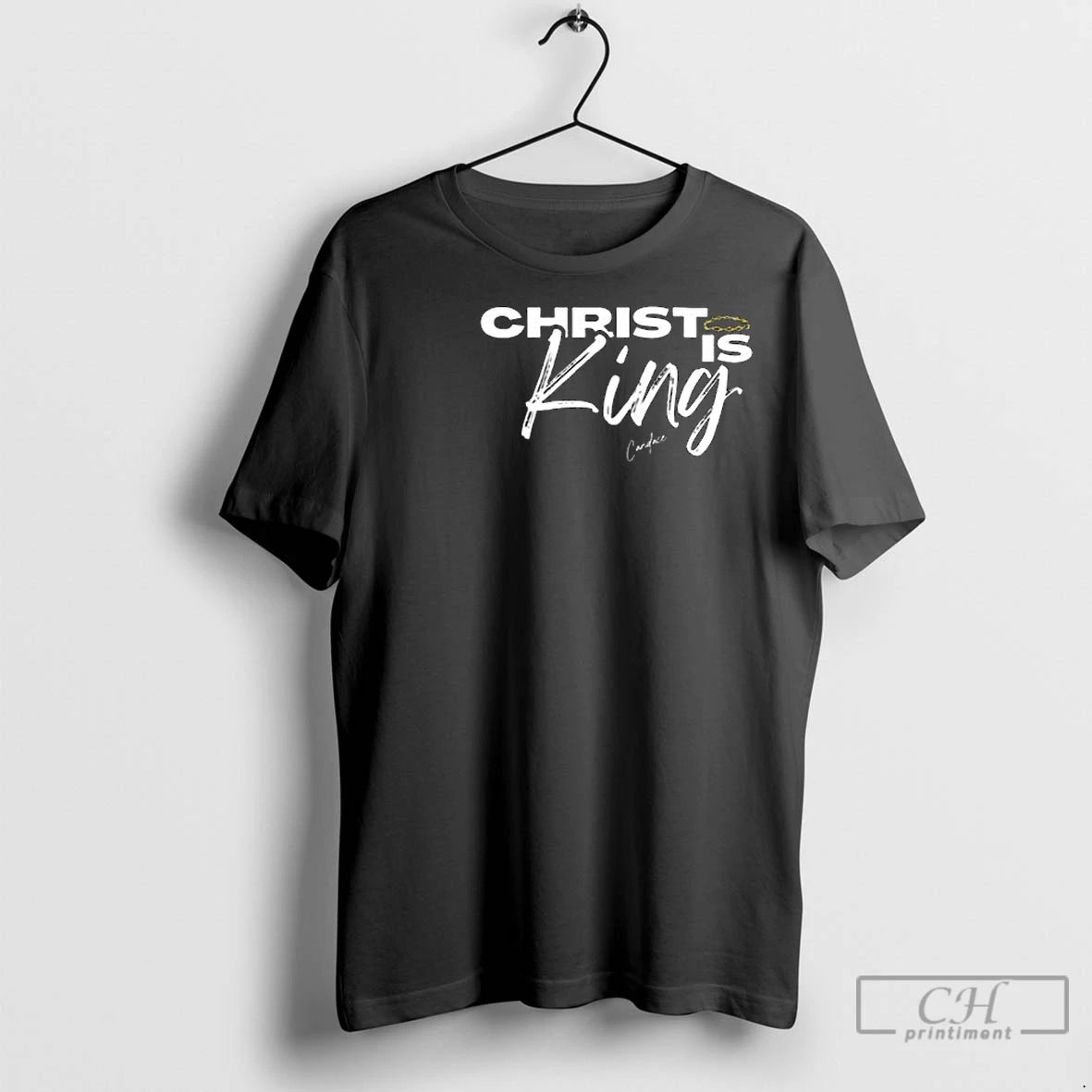 Premium Candace Owens Christ Is King Circle Black Shirt Hoodie Sweatshirt | PurePodTees.com