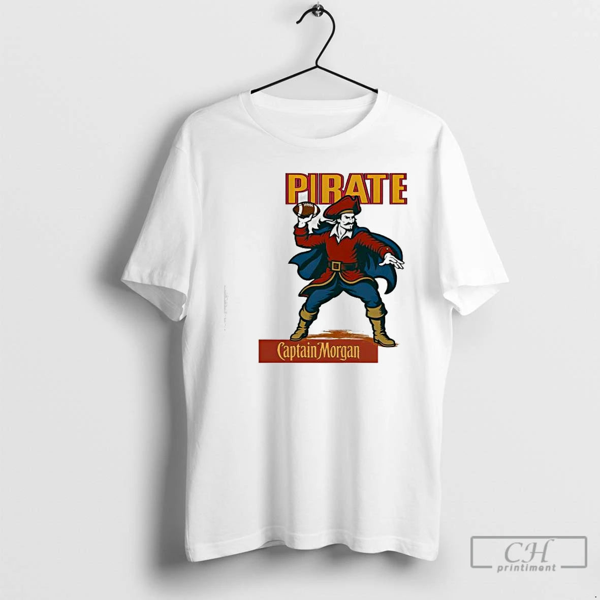 Premium Captain Morgan X Pirate T Shirts Hoodie Sweatshirt | PurePodTees.com