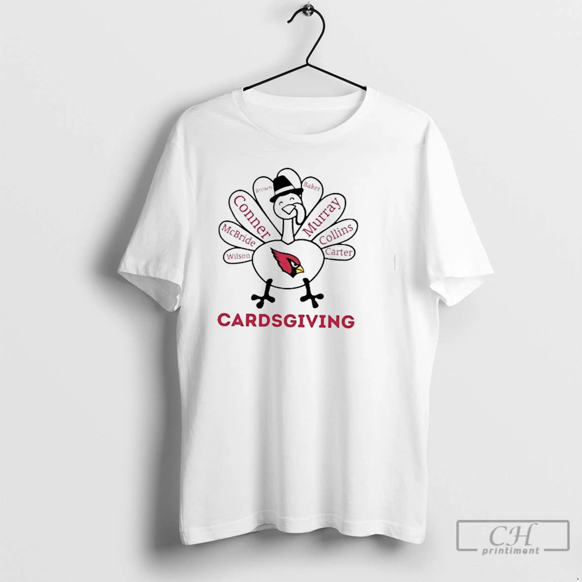 Premium Cardinalsgiving Arizona Cardinals X Thanksgiving T Shirts Hoodie Sweatshirt | PurePodTees.com
