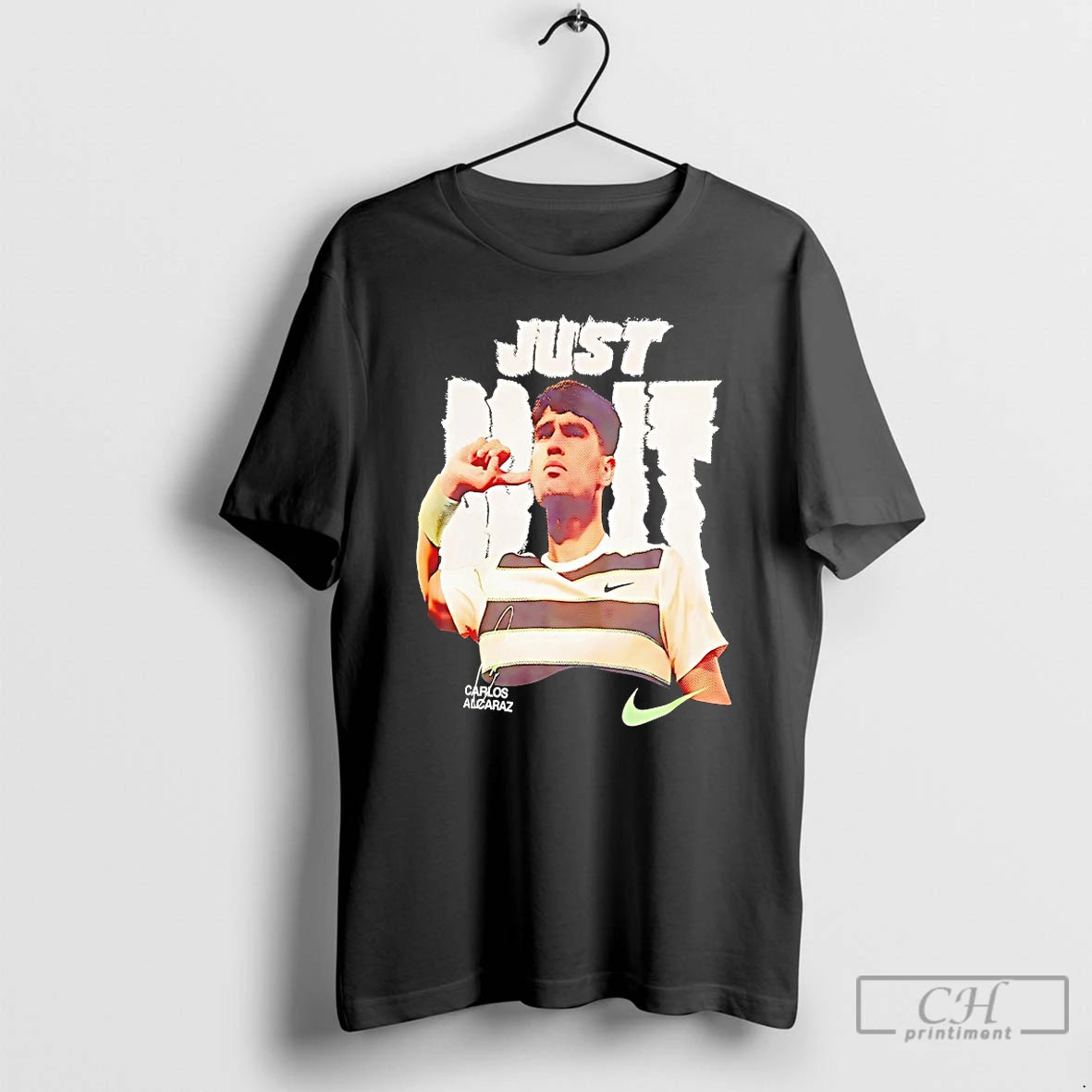 Premium Carlos Alcaraz Just Do It T Shirts Hoodie Sweatshirt | PurePodTees.com