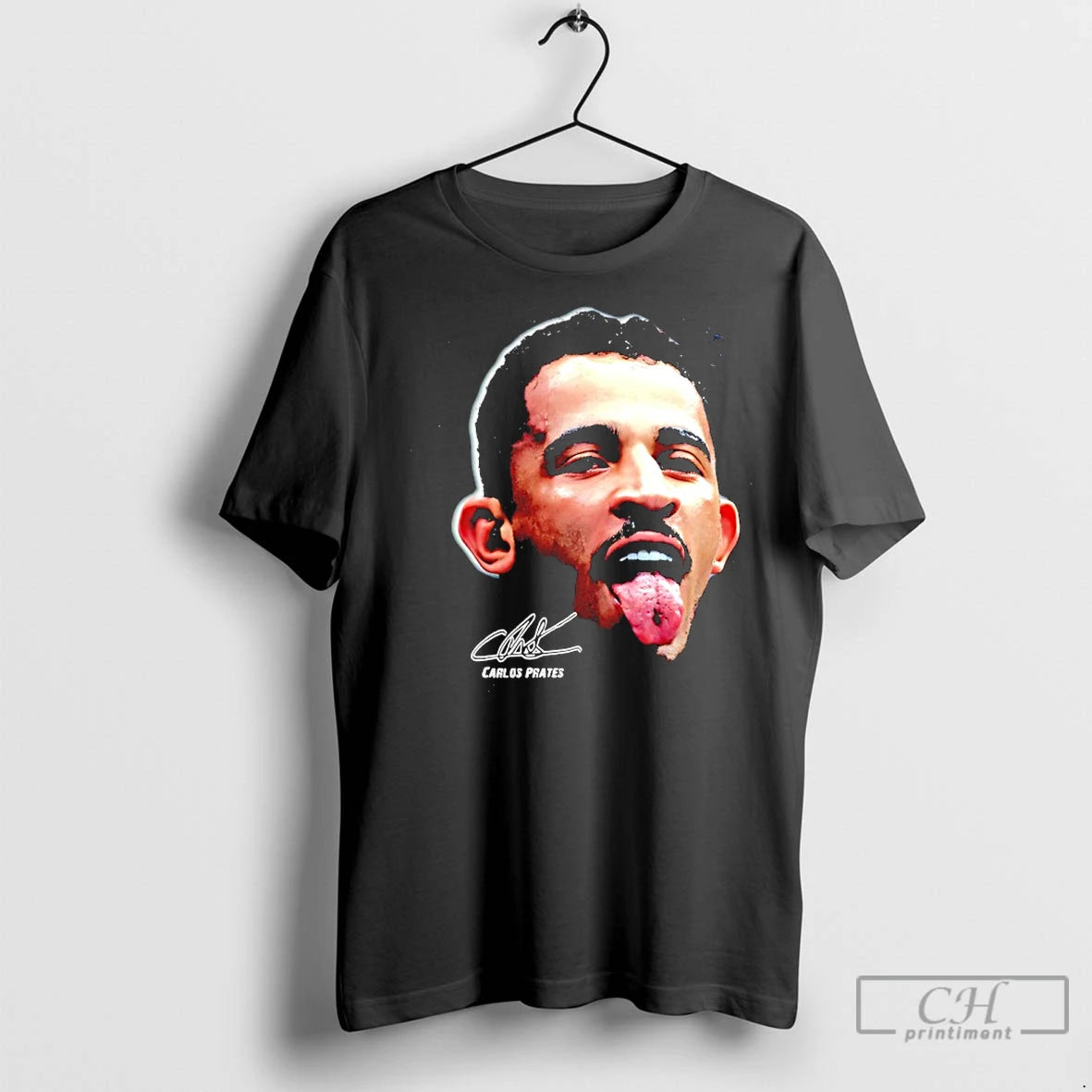 Premium Carlos Prates Ufc Big Head Signature Shirt Hoodie Sweatshirt | PurePodTees.com
