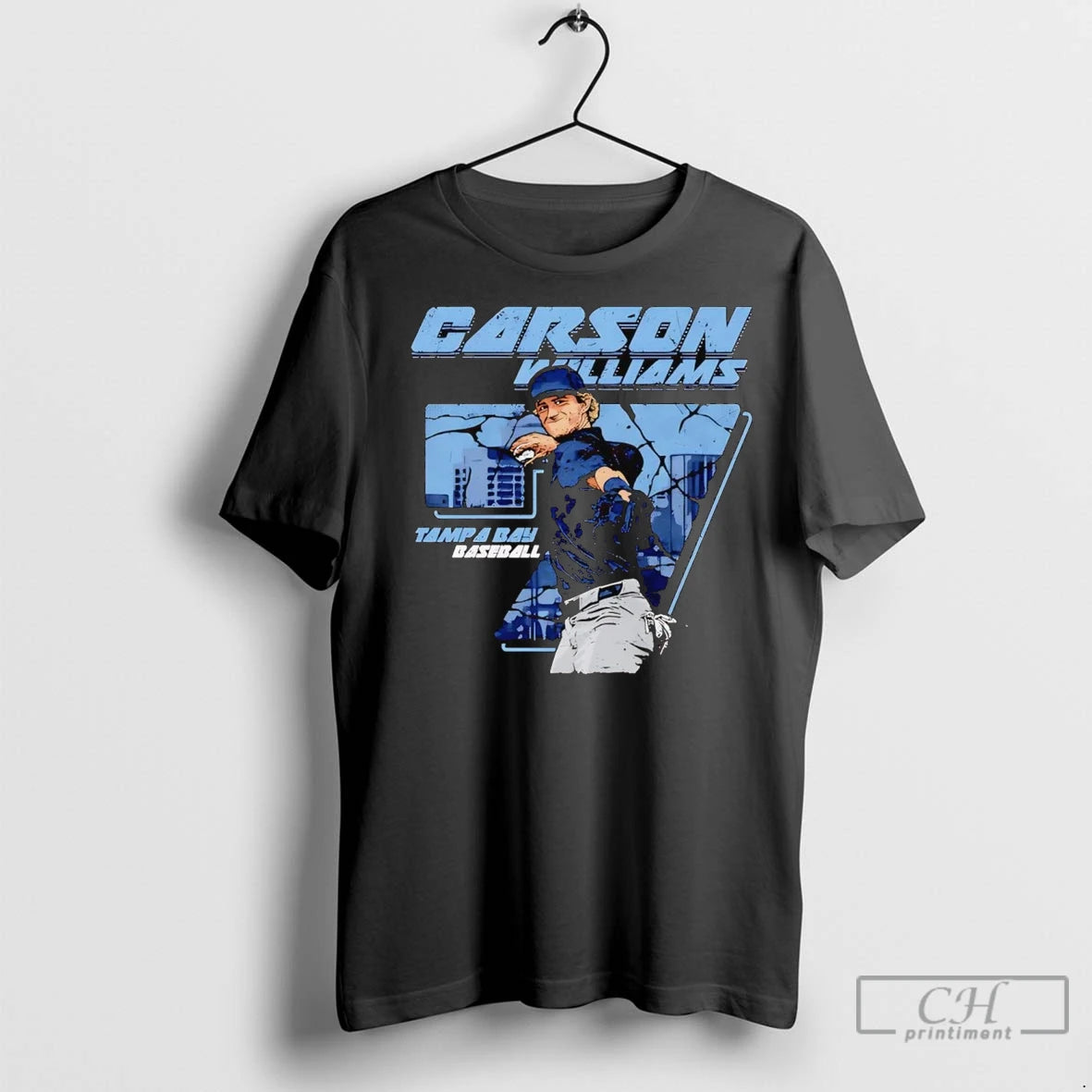 Premium Carson Williams Pitching Tampa Bay Rays Shirt Hoodie Sweatshirt | PurePodTees.com