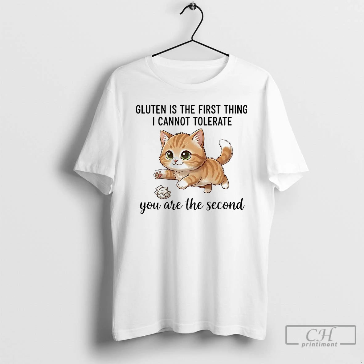 Premium Cat Gluten Is The First Thing I Cannot Tolerate You Are The Second Shirt Hoodie Sweatshirt | PurePodTees.com