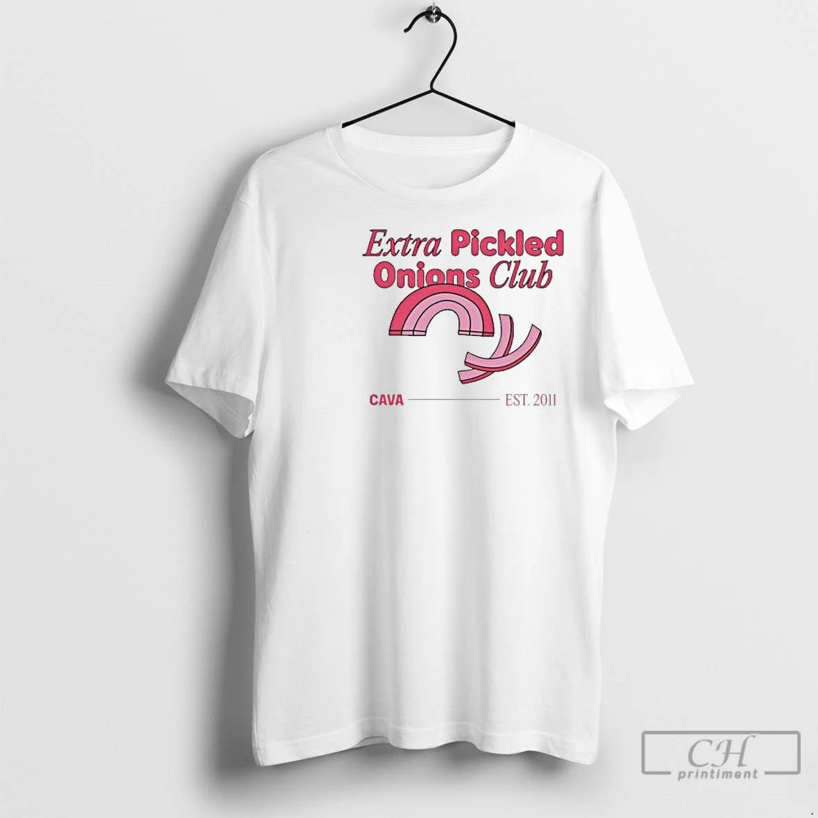 Premium Cava Extra Pickled Onions Club Circle White Shirt Hoodie Sweatshirt | PurePodTees.com
