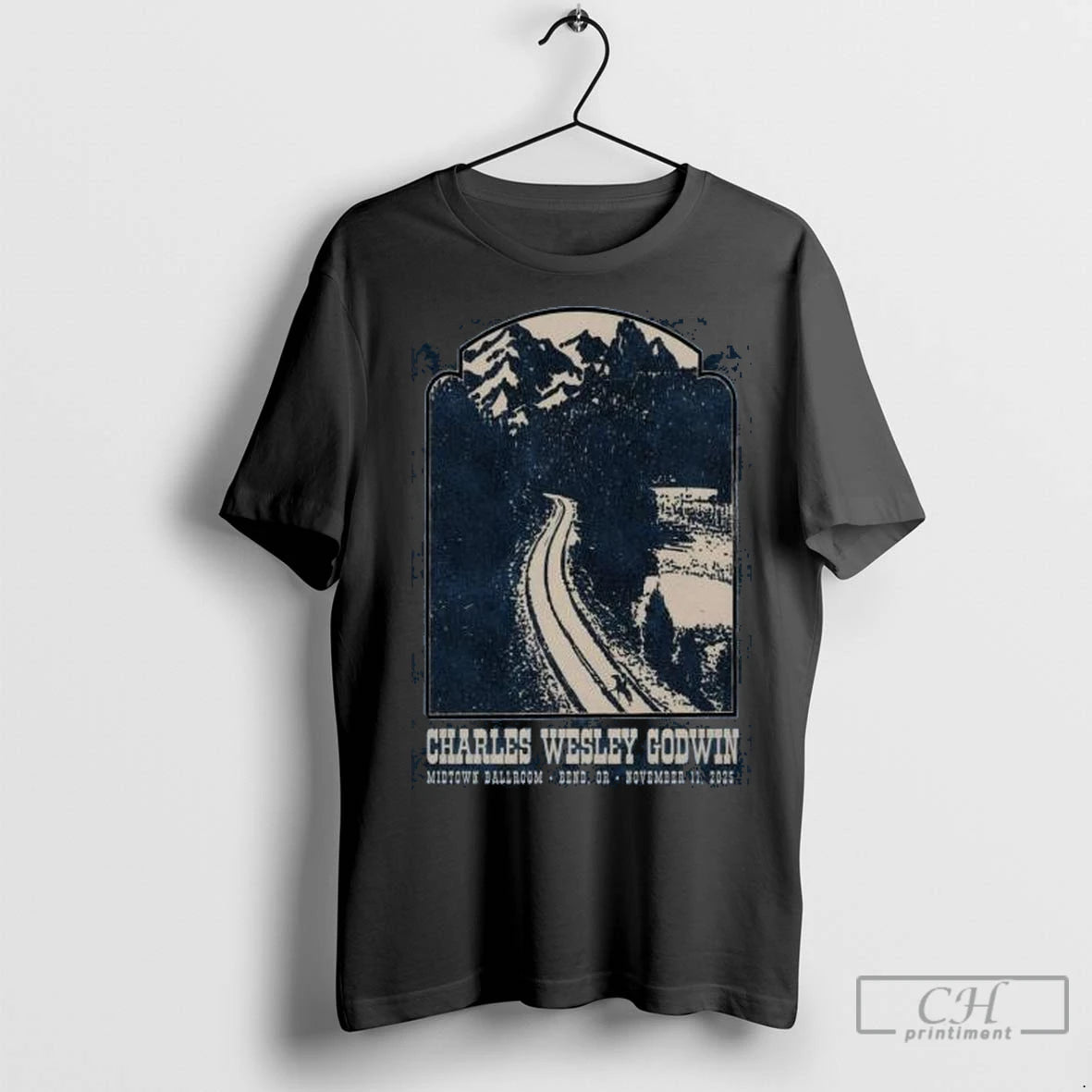 Premium Charles Wesley Godwin In Bend Or On Nov 11 2025 Circle Black Shirt Hoodie Sweatshirt | PurePodTees.com
