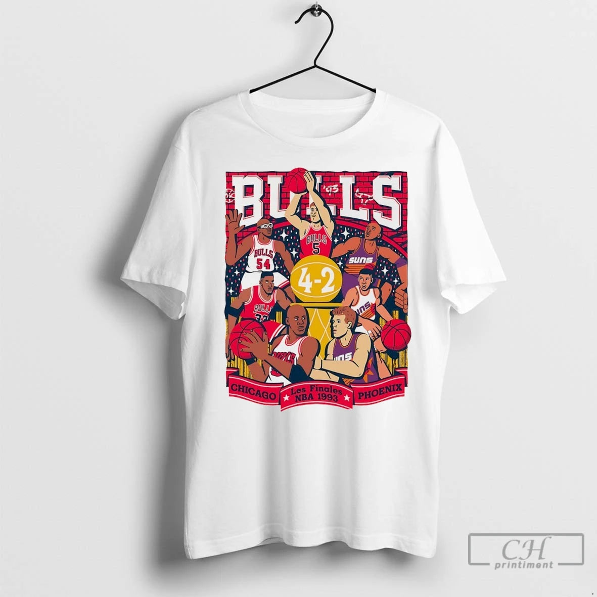 Premium Chicago Bulls Les Finales Nba 1993 Shirt Hoodie Sweatshirt | PurePodTees.com