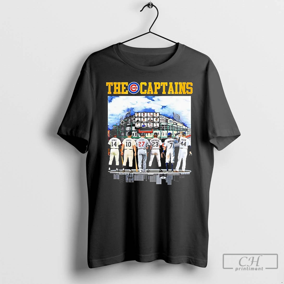 Premium Chicago Cubs The Captains Players T Shirts Hoodie Sweatshirt | PurePodTees.com