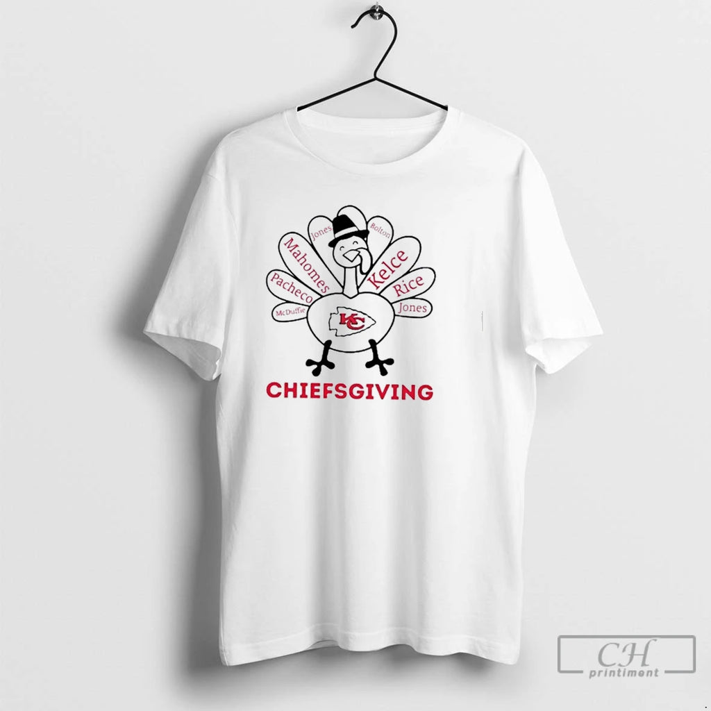 Premium Chiefsgiving Kansas City Chiefs X Thanksgiving T Shirts Hoodie Sweatshirt | PurePodTees.com