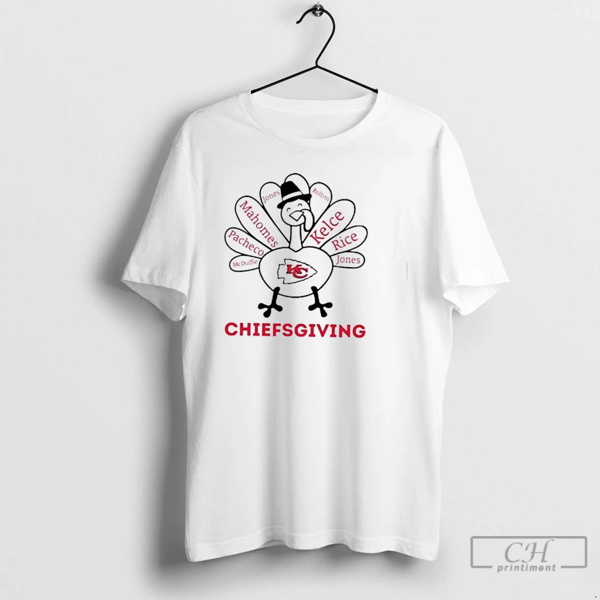 Premium Chiefsgiving Kansas City Chiefs X Thanksgiving T Shirts Hoodie Sweatshirt | PurePodTees.com