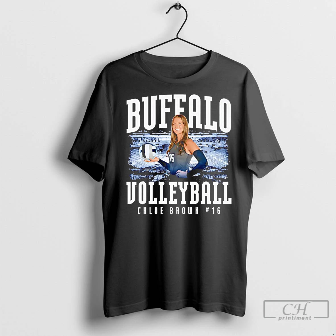 Premium Chloe Brown Illustrated Buffalo Bulls Shirt Hoodie Sweatshirt | PurePodTees.com