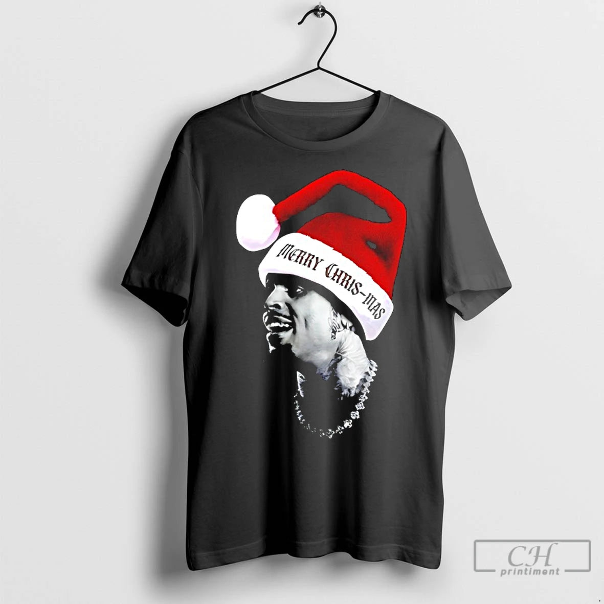 Premium Chris Brown Merry Chris Mas Big Head Shirt Hoodie Sweatshirt | PurePodTees.com